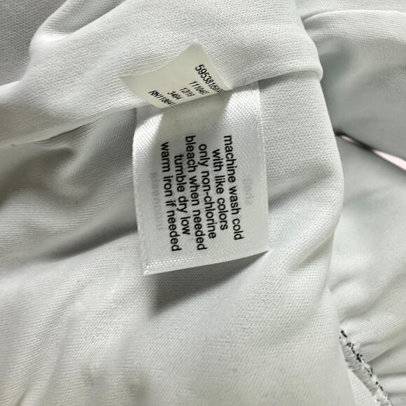 Lane Bryant Stripped Linen Blend Belted Wide Leg Cropped Sleeveless Romper (28) - Picture 14 of 14